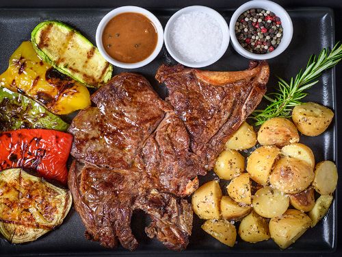 Grilled Pork Chop with Orange